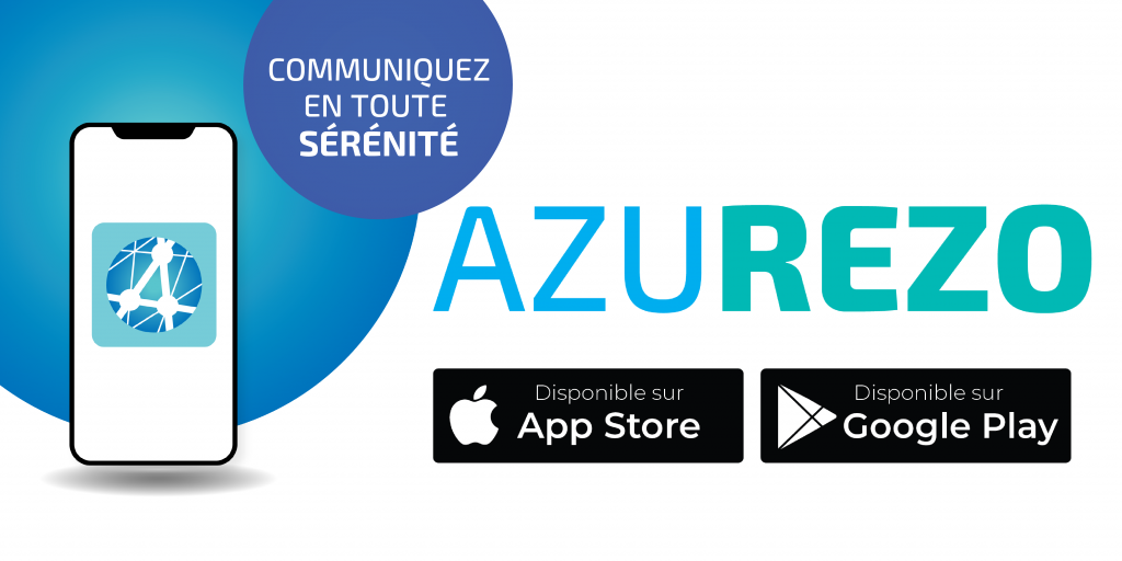 Azurezo messagerie instantanée des professionnels de santé disponible sur GooglePlay et AppStore