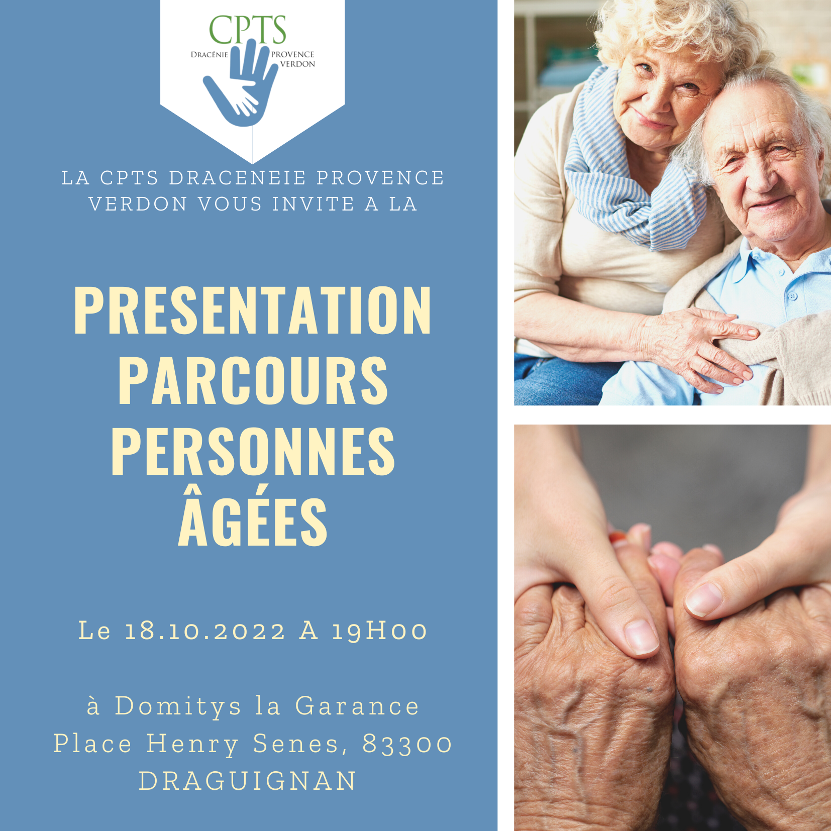 Présentation du parcours personnes âgées de la CPTS Dracénie Provence Verdon