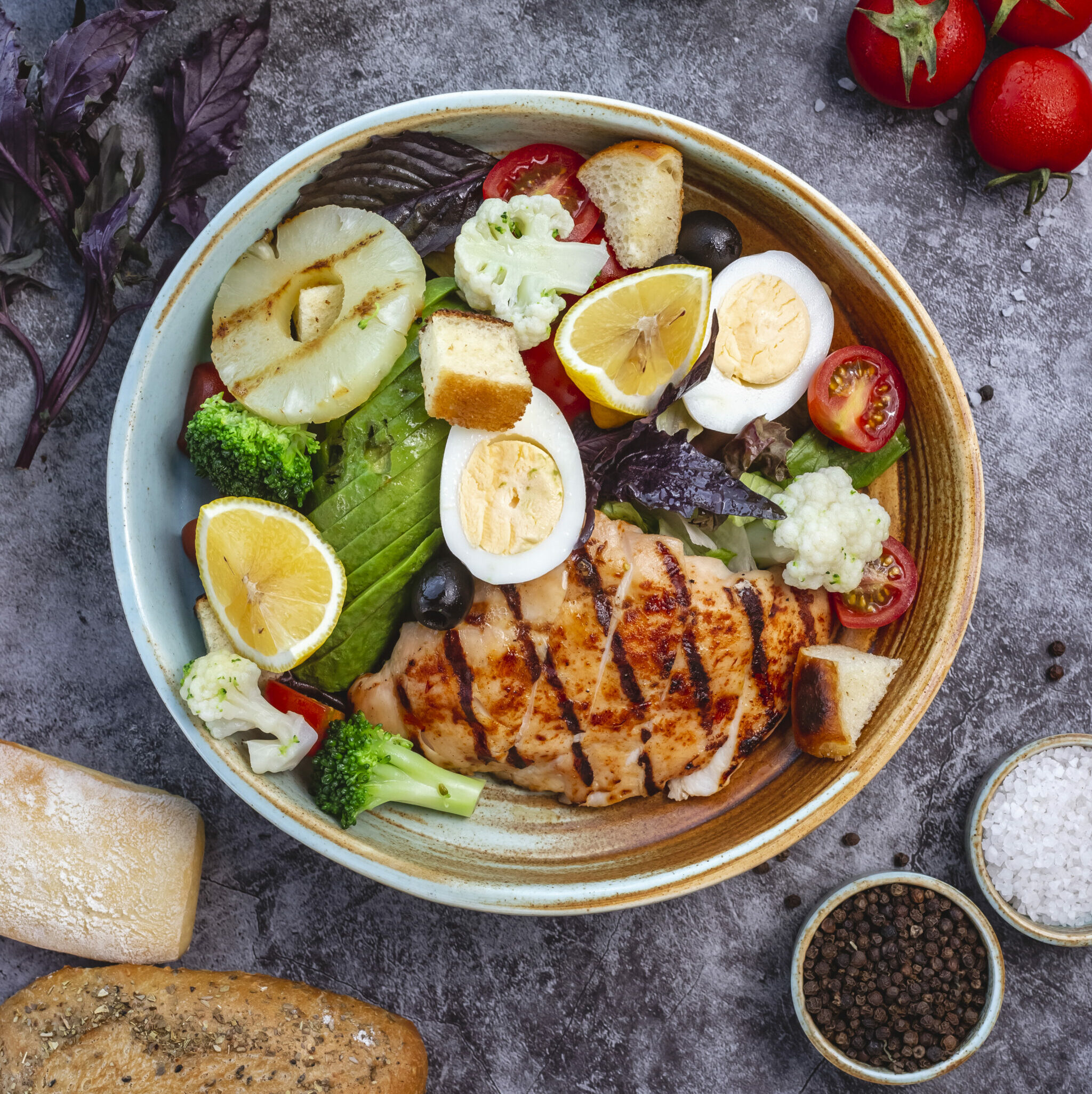 Image d'une salade diététique